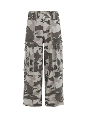 Camouflage Multi-pocket Camo Cargo Pants SP2404206DBY