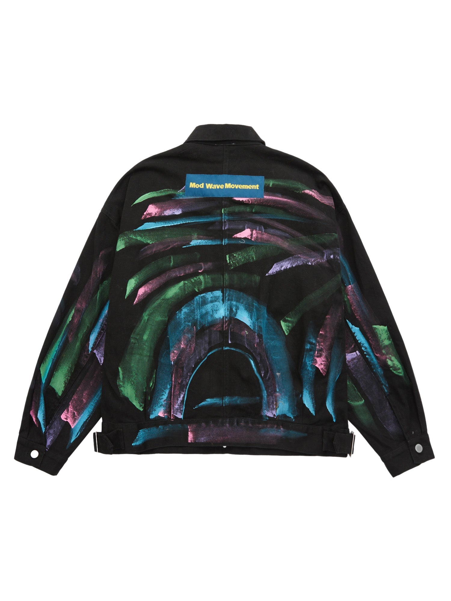 Sneakerhill Hip-hop Hand-painted Graffiti Denim Jacket - 2010 - sneakerhillcom