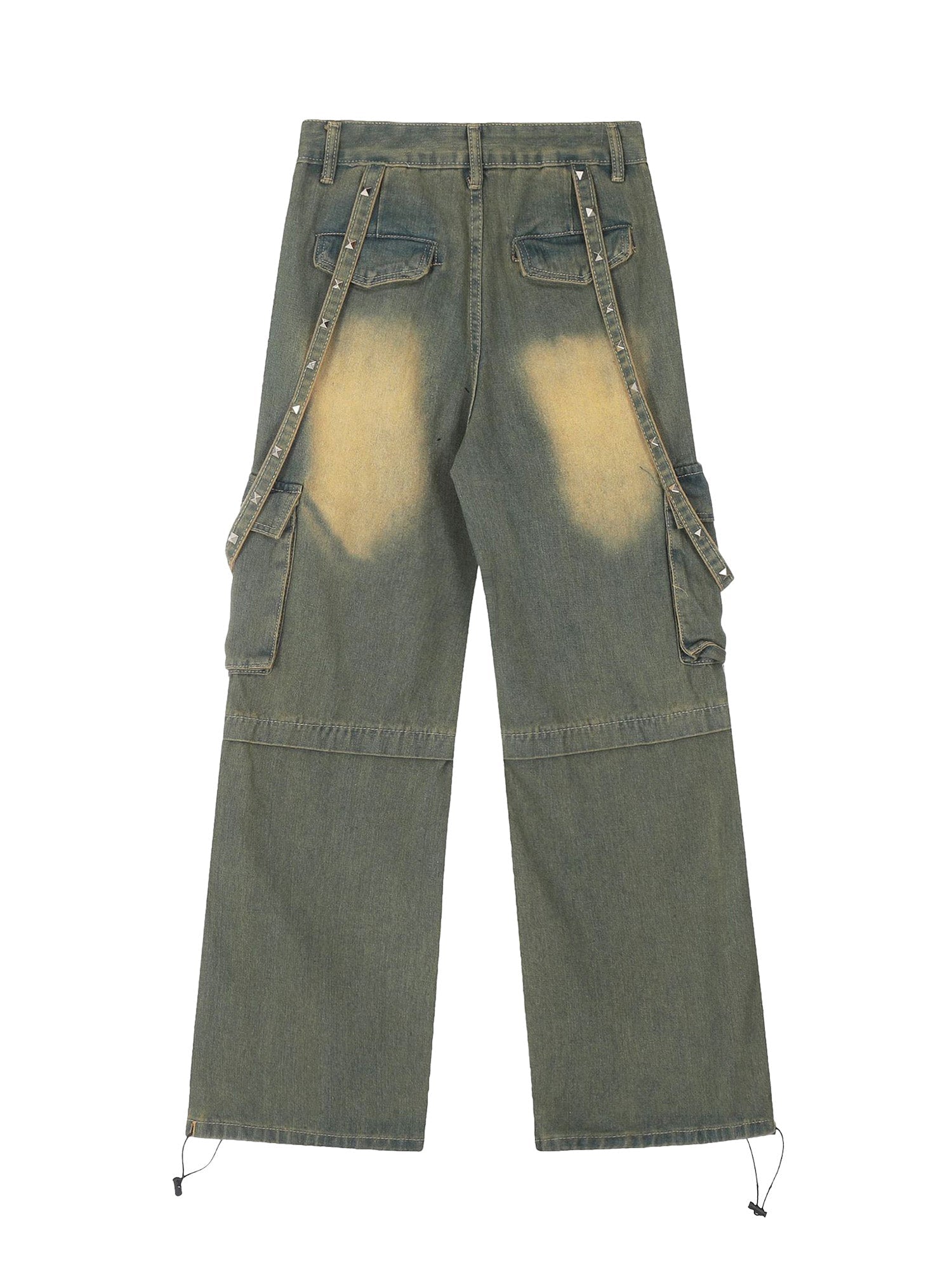 Sneakerhill High Street Retro Washed Workwear Jeans - sneakerhillcom