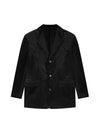 Lace Map Logo Velvet Suit SP2405105WRF