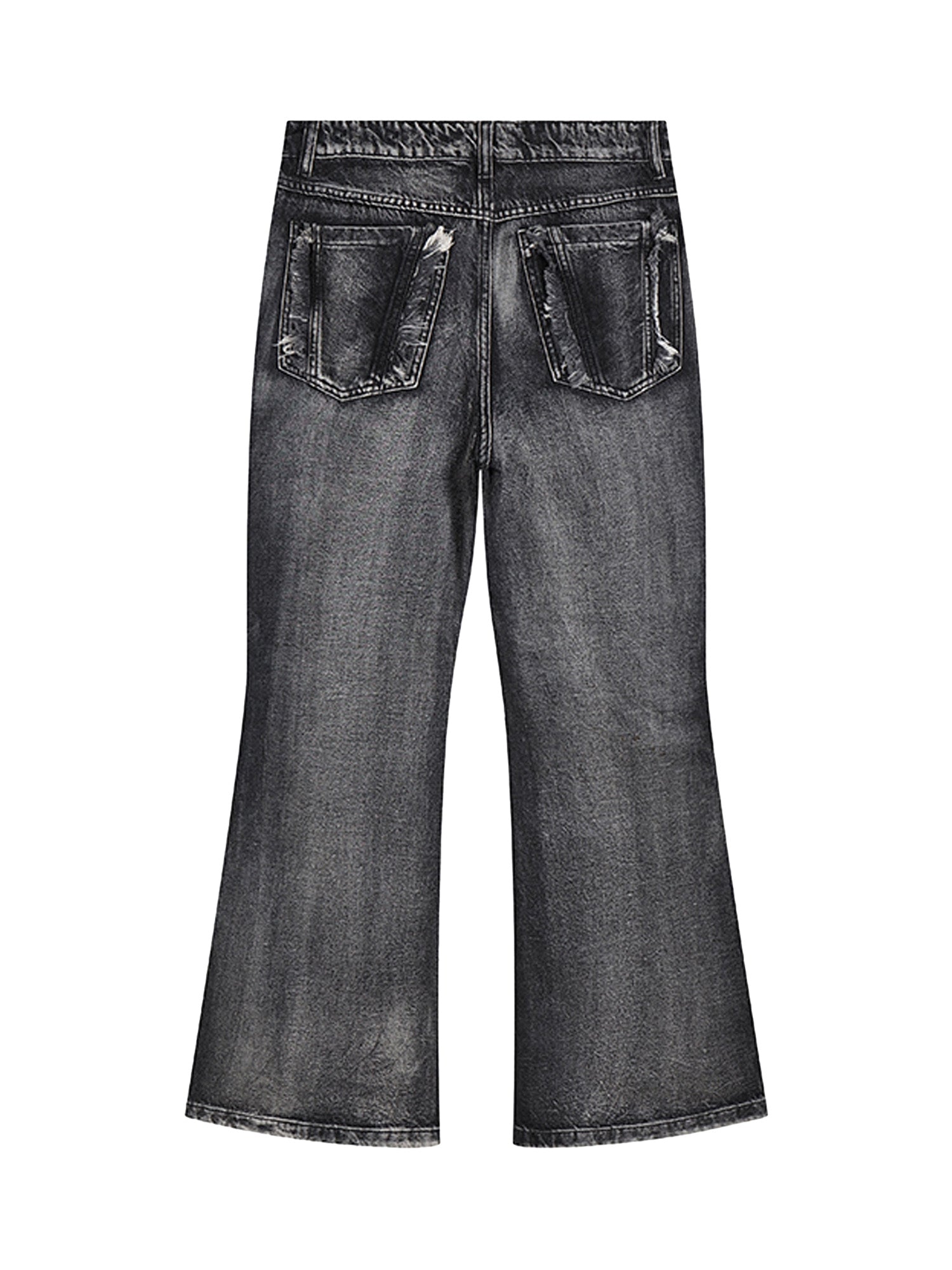 Retro Multi-Pull Washed Distressed Tassel Jeans - 2097 - sneakerhillcom