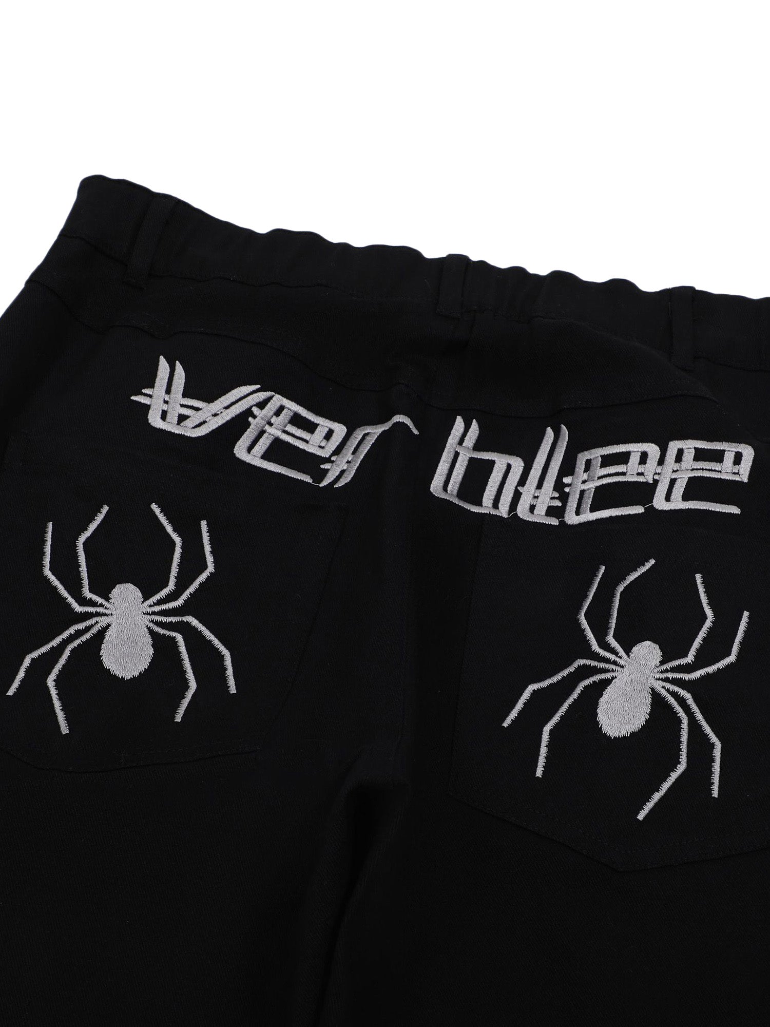 Sneakerhill Street Spider Printed Zipper Casual Pants - sneakerhillcom