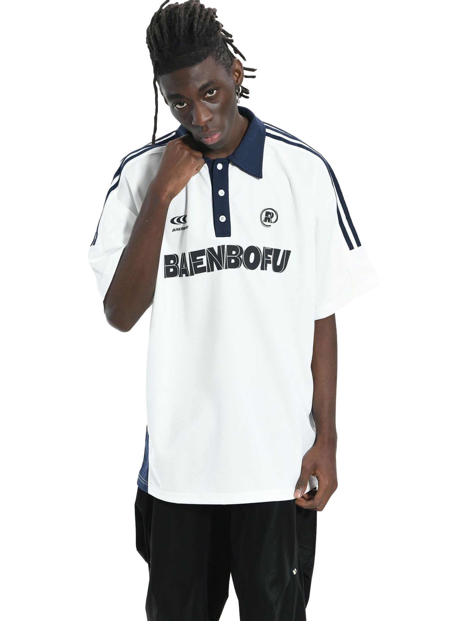 Sneakerhill Retro Street Polo Short Sleeve T-Shirt - 2126 SP2405278YAI