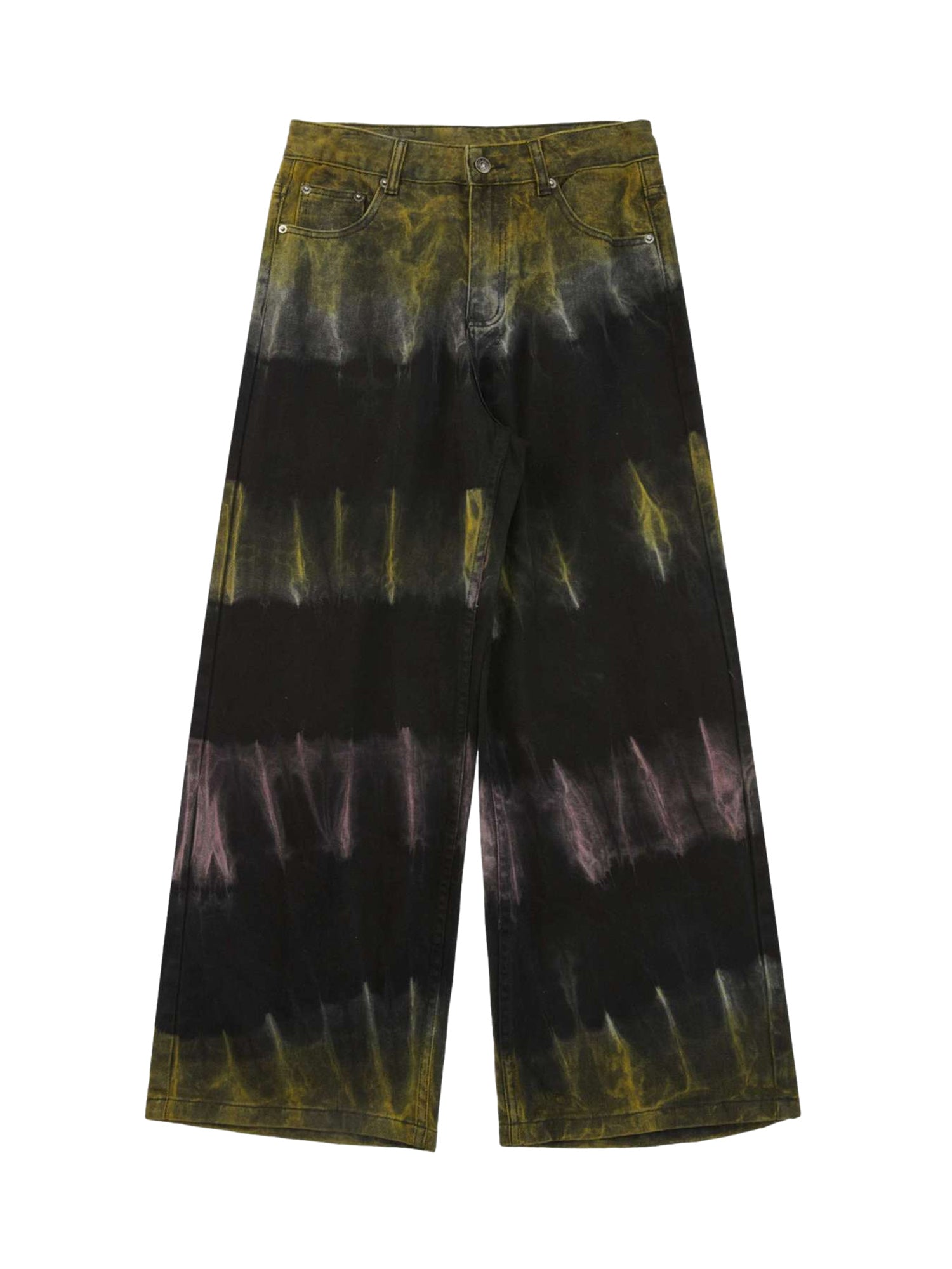 Sneakerhill Graffiti Fun Tie-Dye Straight Jeans SP231118VTDS