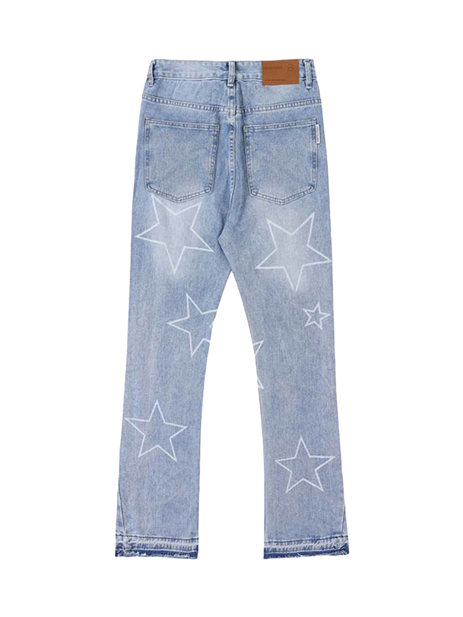 Sneakerhill Star Print Ripped Jeans - 1741 SP2310079NG2