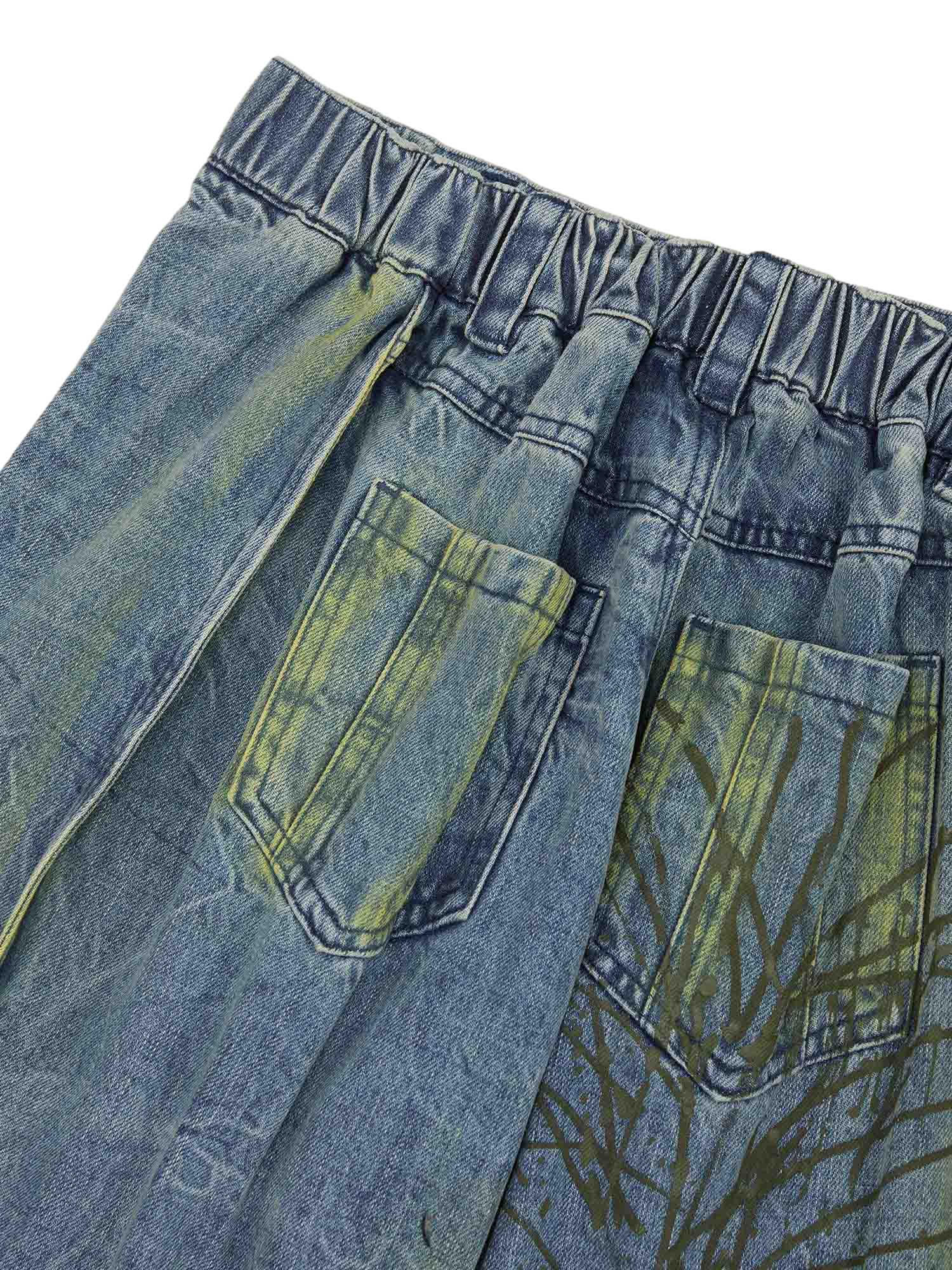 American Street Heavy Duty Washed Distressed Jeans - 2033 - sneakerhillcom