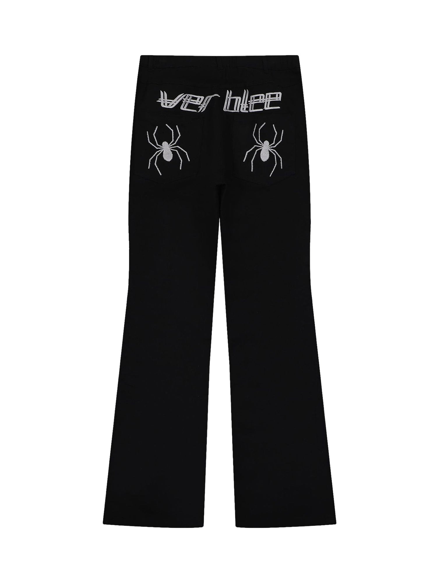 Sneakerhill Street Spider Printed Zipper Casual Pants - sneakerhillcom