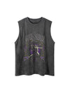 Sneakerhill Printed Crew Neck Casual Vest SP240312FBJC