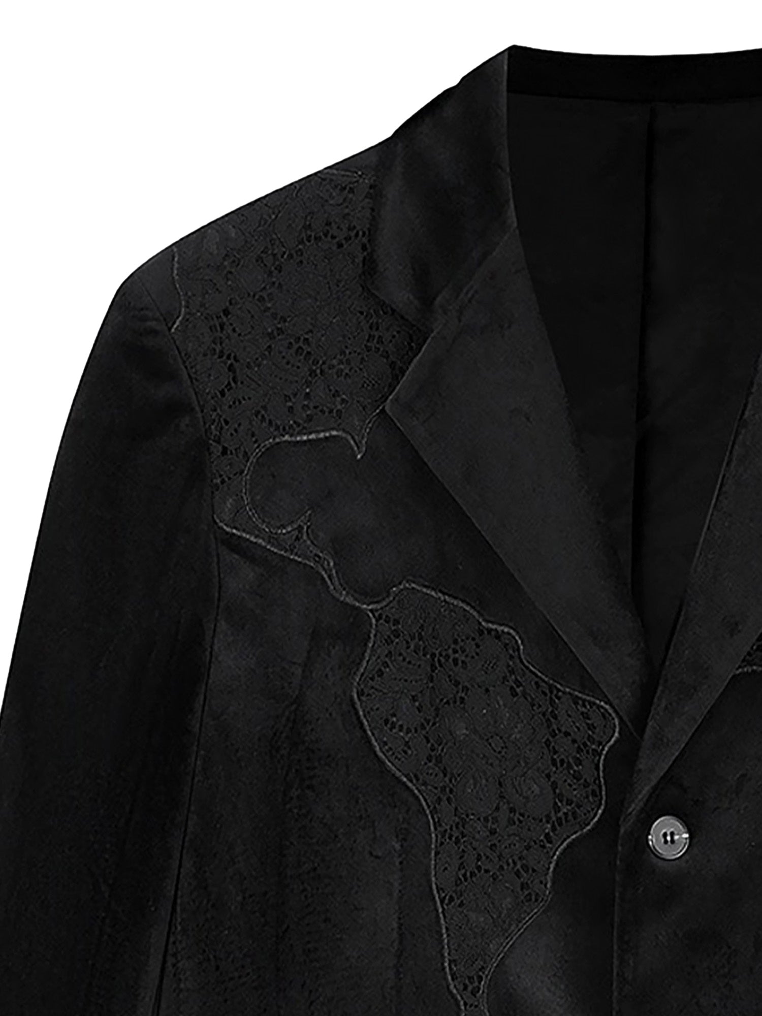 Lace Map Logo Velvet Suit SP2405105WRF