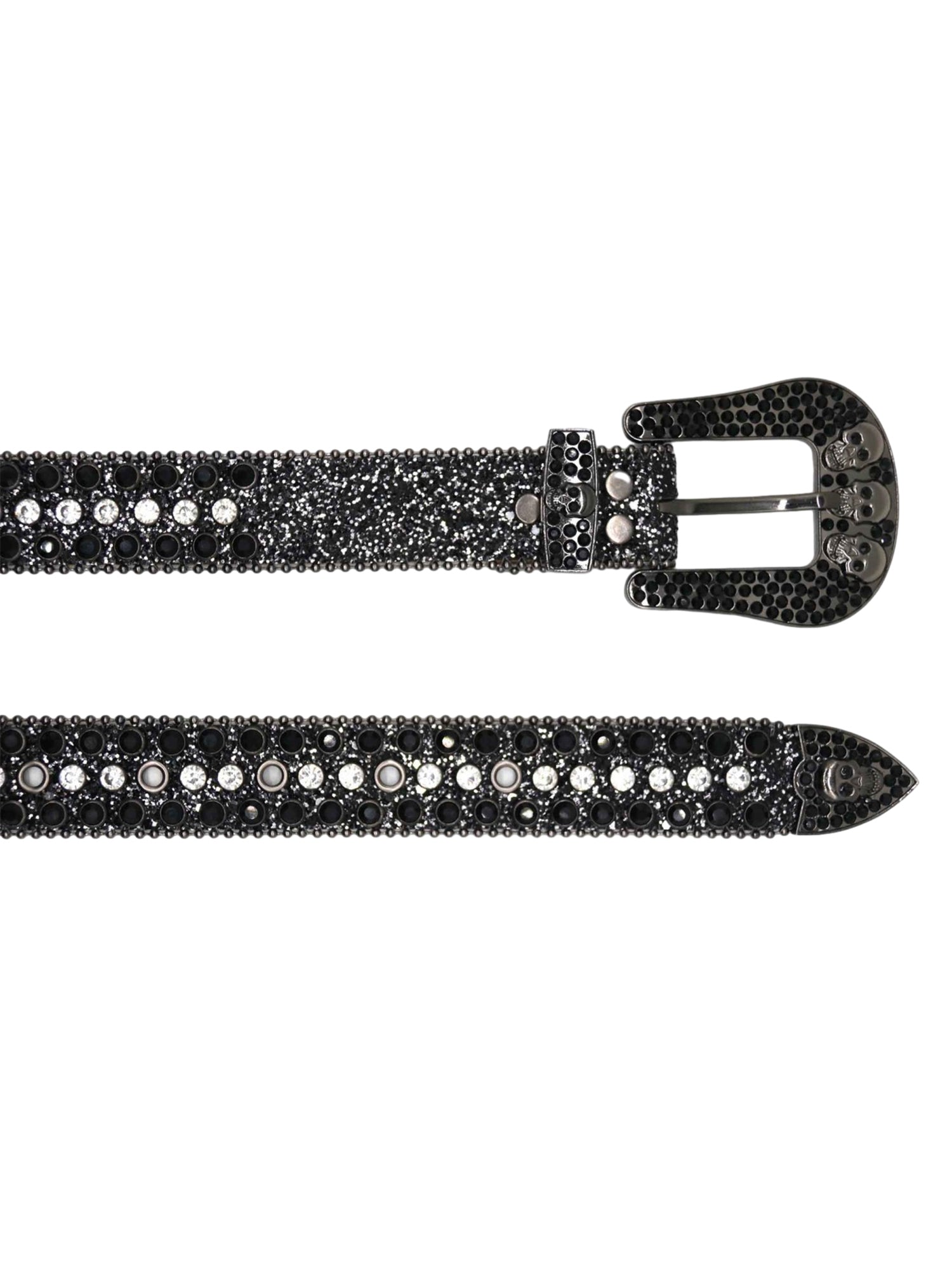 Sneakerhill Rhinestone Beaded Belt - 1822