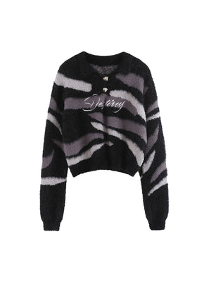 Sneakerhill Sweet Cool Style Knitted Long-sleeved Sweater SP2401055M08