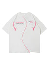 Sneakerhill High Street Motorcycle Print Asymmetric T-shirt SP240320VYEY