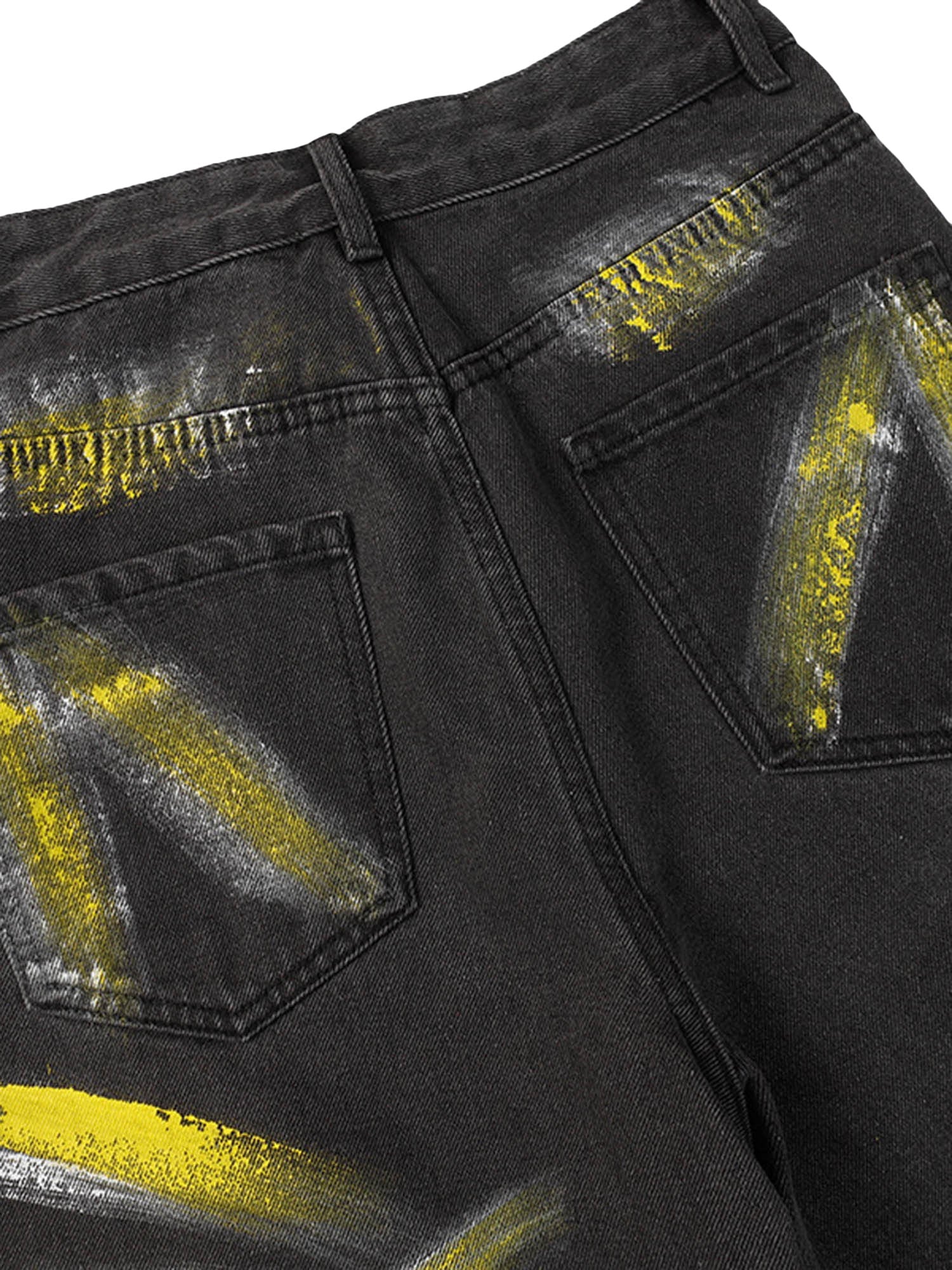 High Street Heavy Industry Graffiti Washed Jeans - sneakerhillcom