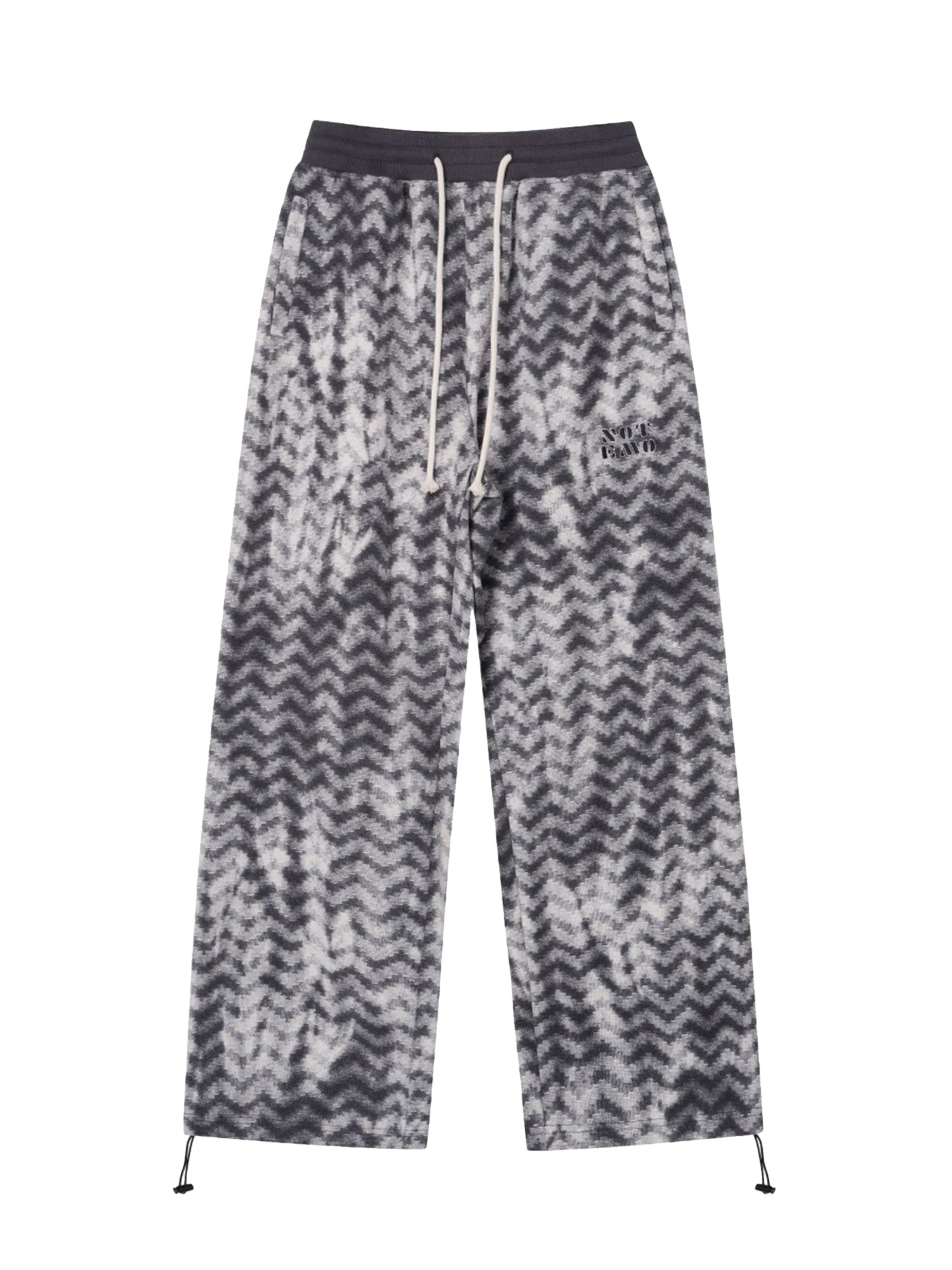 Corrugated Contrast Drawstring Casual Sweatpants SP2403274HO6