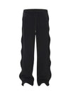 High Street Solid Color Simple Twisted Cuffed Casual Sweatpants - 2180 SP240328RSF9