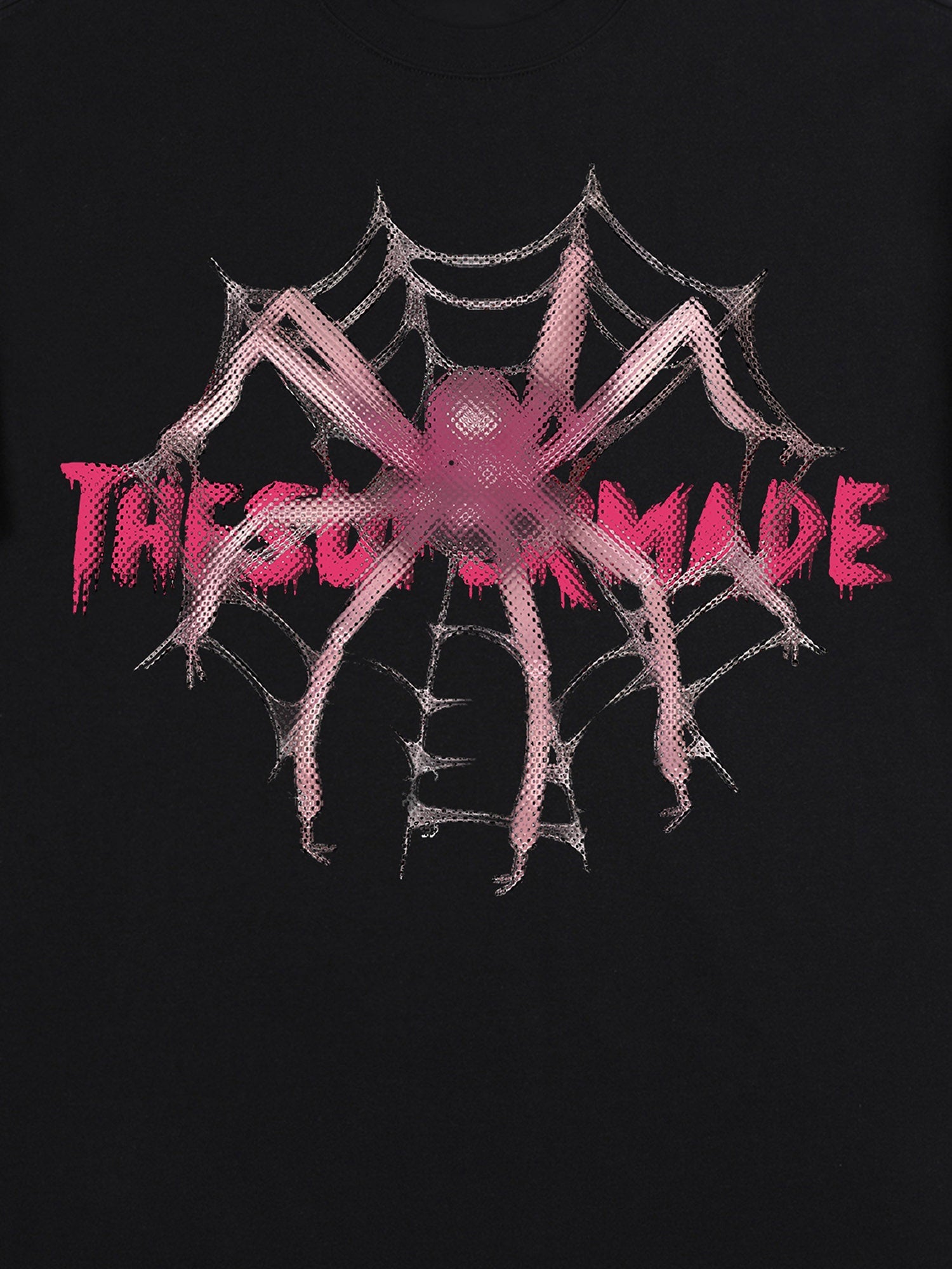 Sneakerhill Pink Diamond Spider Hip Hop T-shirt SP2403014JLL