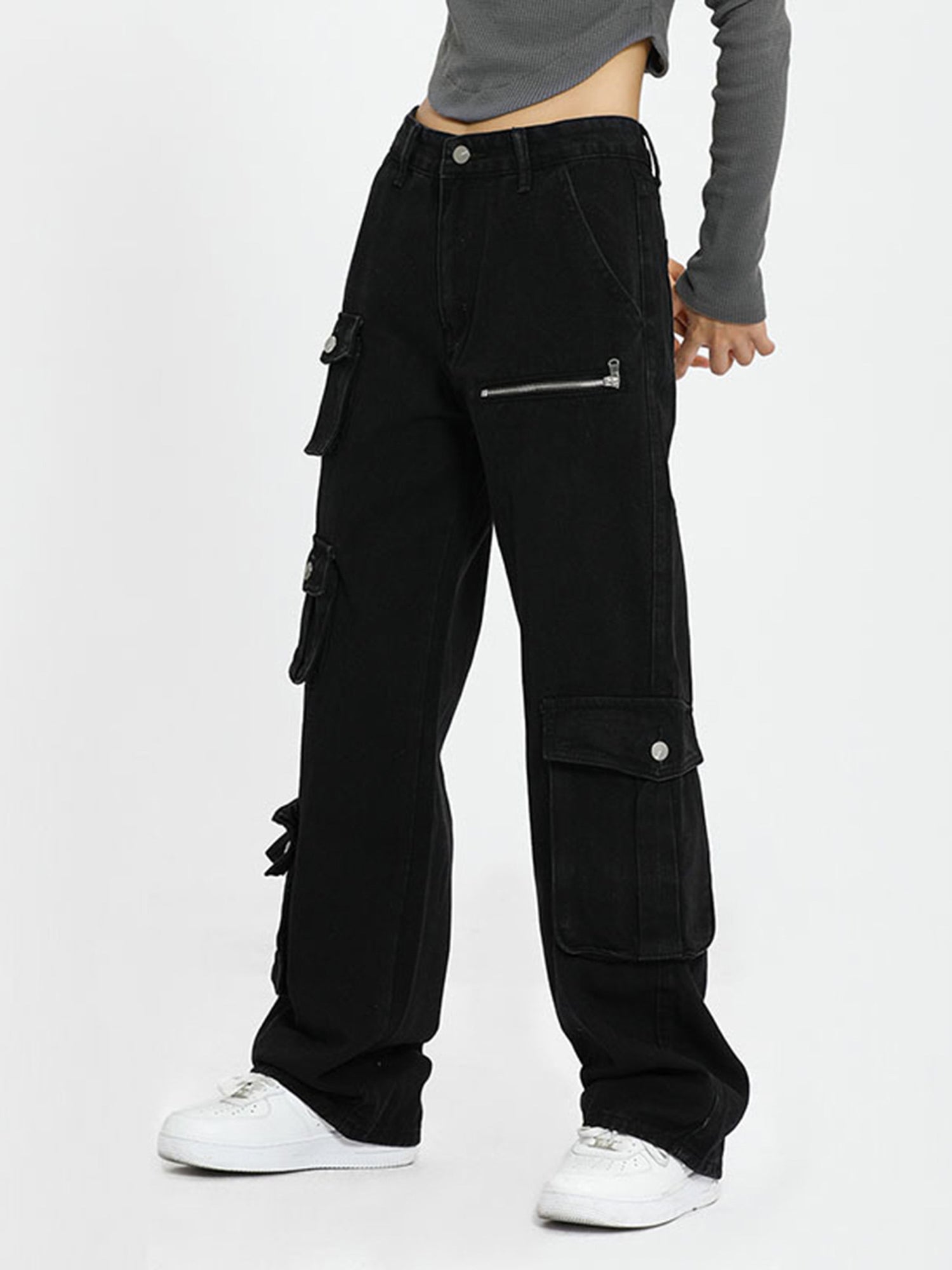 Sneakerhill American Multi-Pocket Work Pants - 1659 - sneakerhillcom