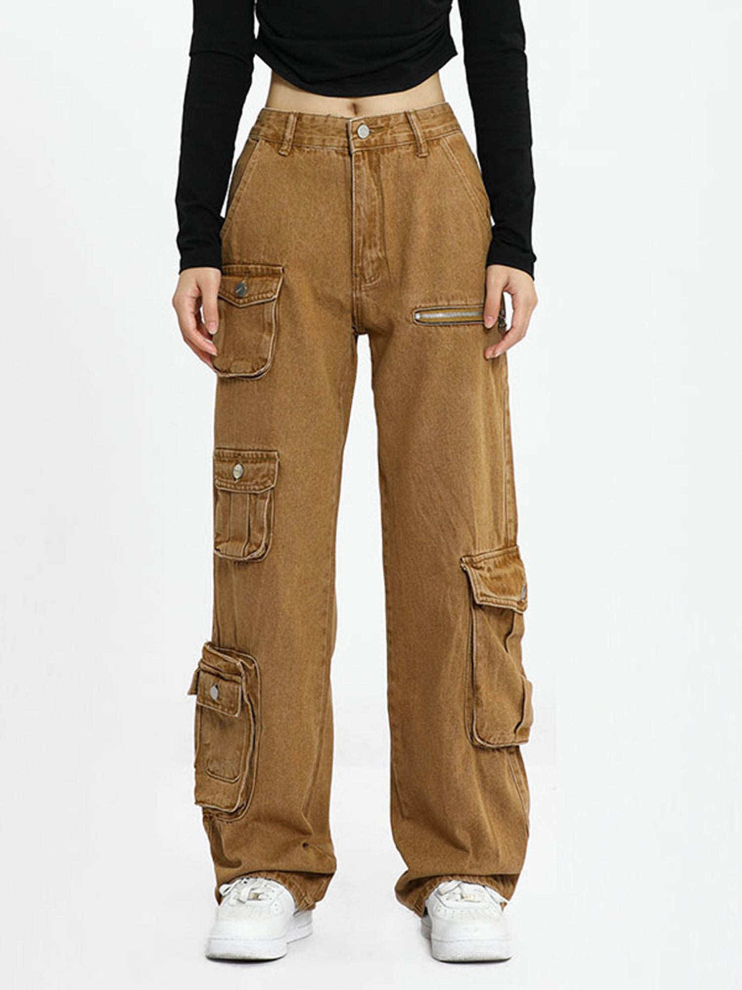 Sneakerhill American Multi-Pocket Work Pants - 1659 - sneakerhillcom