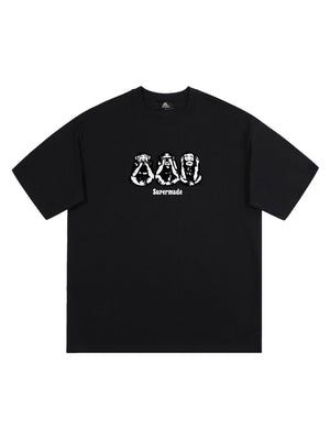 Sneakerhill Monkey Print T-shirt