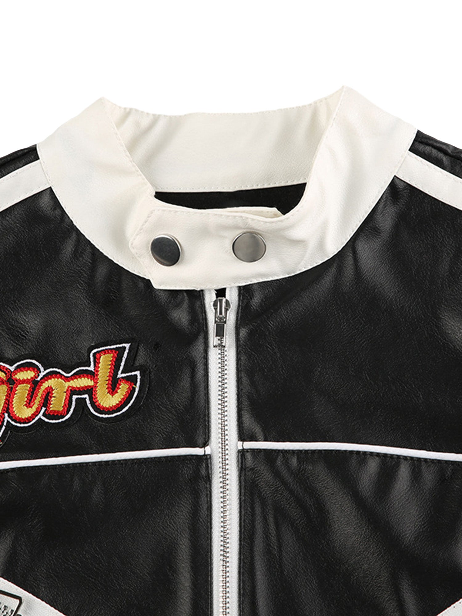 Sneakerhill Hot Girl Cool Motorcycle Short Jacket - sneakerhillcom