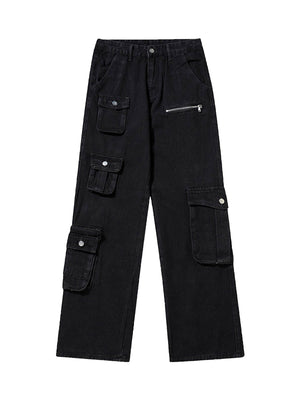 Sneakerhill American Multi-Pocket Work Pants - 1659 - sneakerhillcom