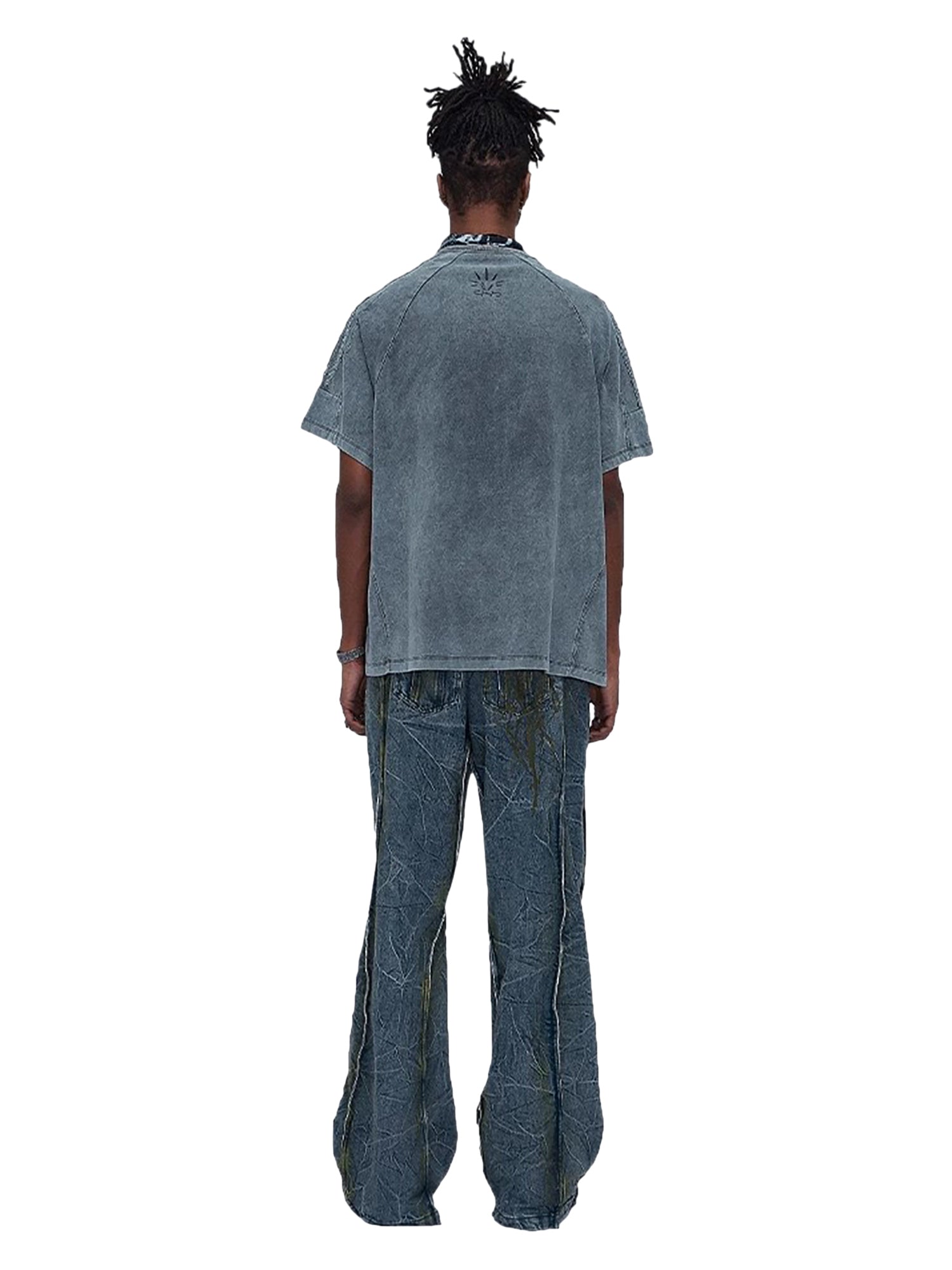 American Street Heavy Duty Washed Distressed Jeans - 2033 - sneakerhillcom