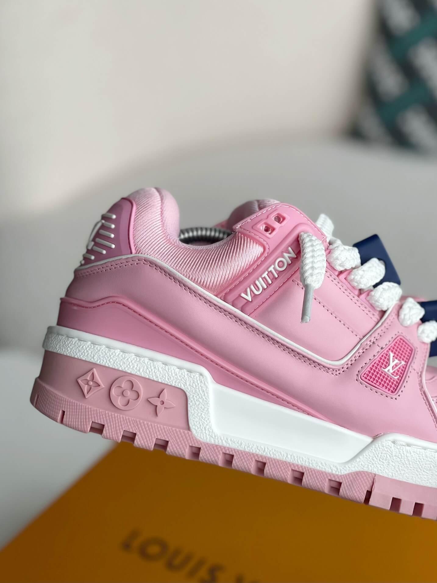 Louis Vuitton LV Trainer Maxi Pink Sneaker - sneakerhillcom