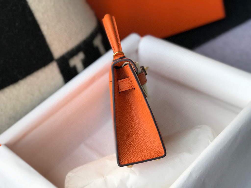 Sneakerhill - Mini Kelly Shoulder Bag Orange