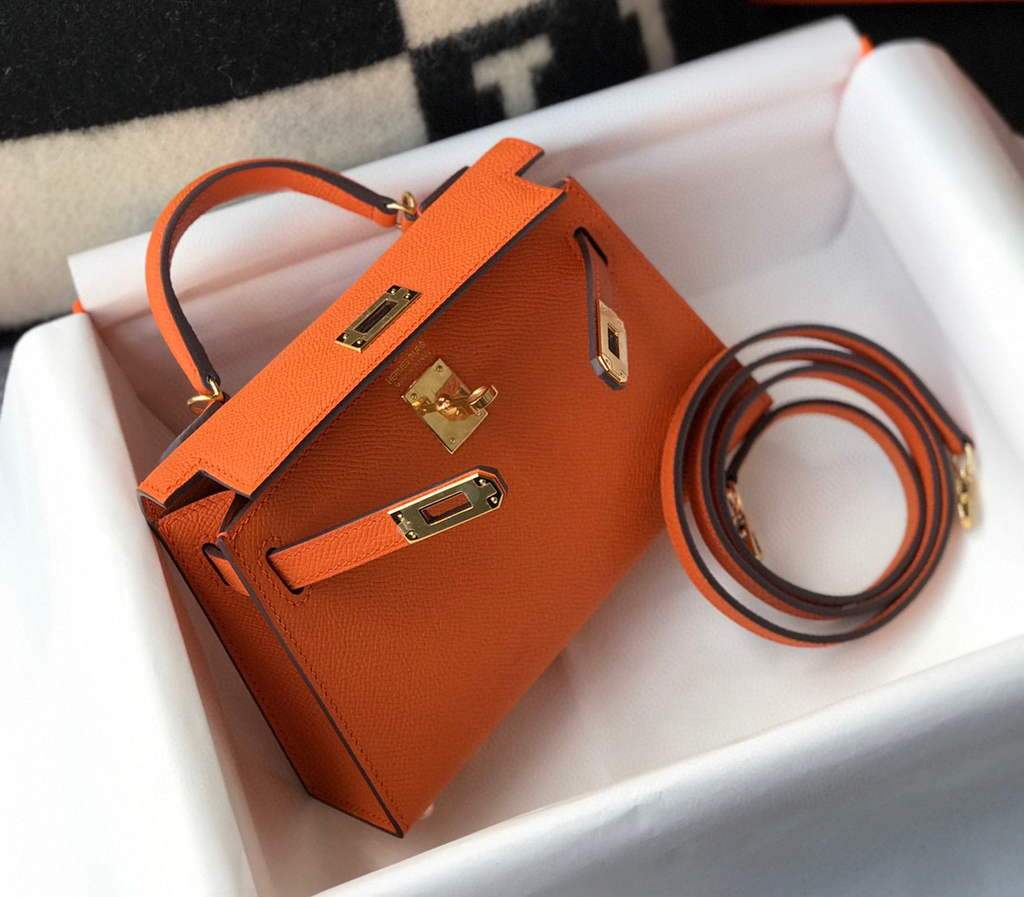 Sneakerhill - Mini Kelly Shoulder Bag Orange