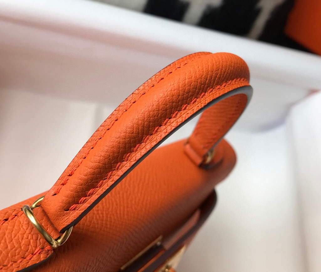 Sneakerhill - Mini Kelly Shoulder Bag Orange