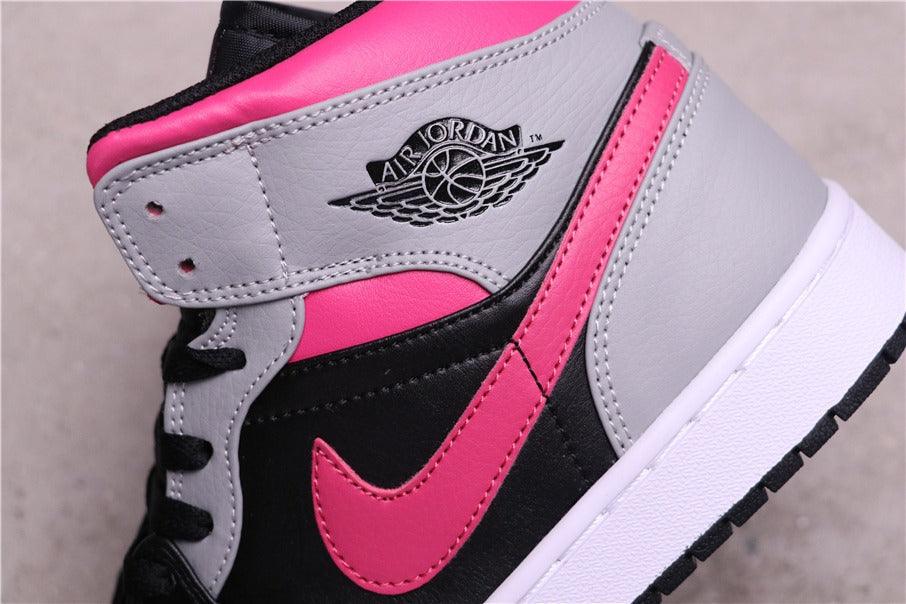 CustomAir Jordan 1 Mid “Pink Shadow” 554724-059 luxurysteps