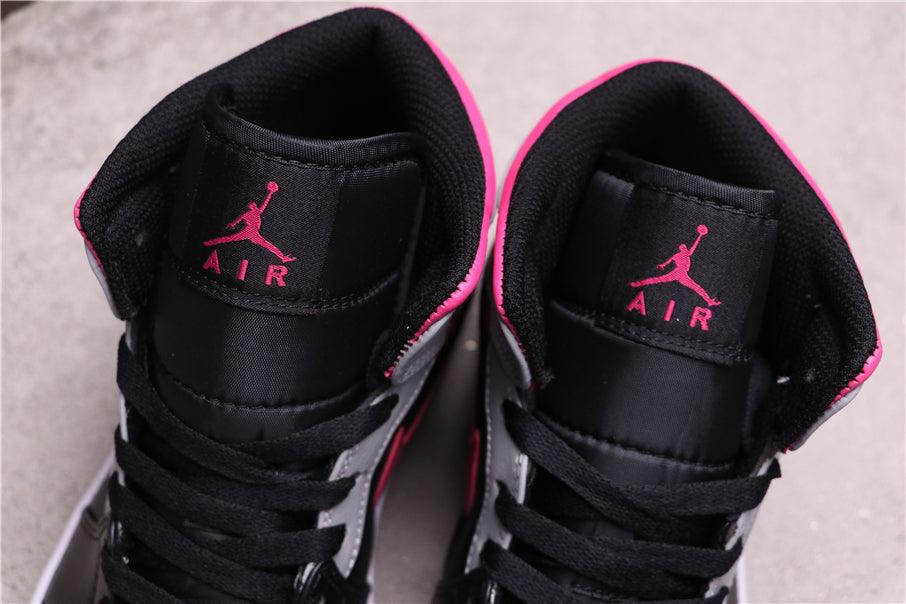 CustomAir Jordan 1 Mid “Pink Shadow” 554724-059 luxurysteps