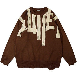 Sneakerhill® Retro Ripped Knit Sweater Patch - sneakerhillcom