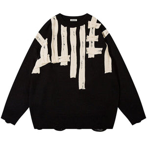 Sneakerhill® Retro Ripped Knit Sweater Patch - sneakerhillcom