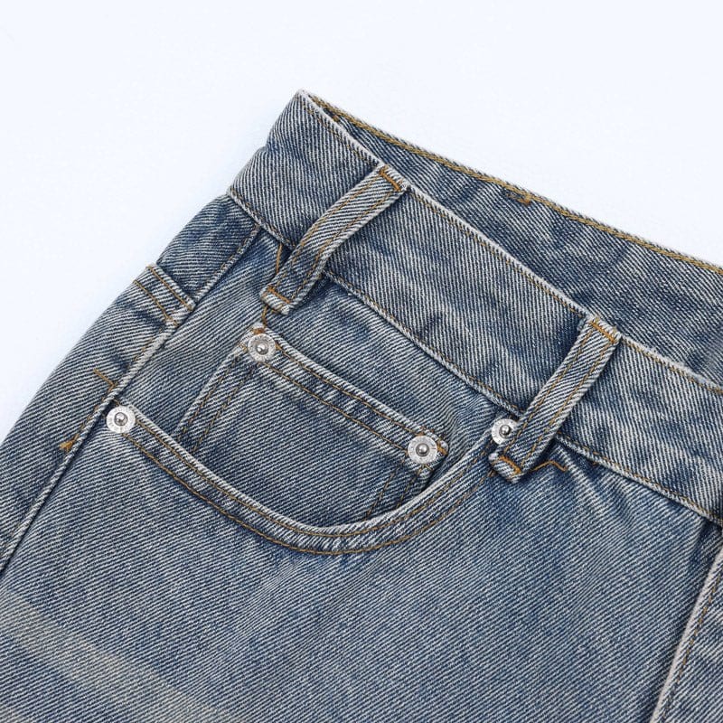 Sneakerhill® Distressed Washed Jeans Belt Sneakerhill