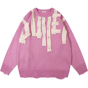 Sneakerhill® Retro Ripped Knit Sweater Patch - sneakerhillcom