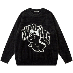 Sneakerhill® Cozy Plush Knit Sweater Dinosaur Sneakerhill