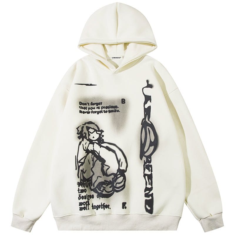 Sneakerhill® Unisex Pullover Hoodie Street Boy - sneakerhillcom