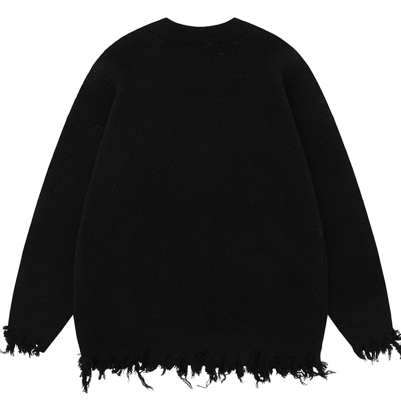 Sneakerhill® Gothic Style Spider Knit Sweater - sneakerhillcom