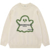 Sneakerhill® Cozy Knit Sweater Flocked Ghost - sneakerhillcom