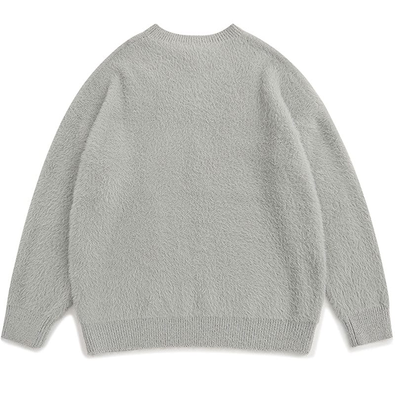 Sneakerhill® Fluffy Knit Sweater Rabbit - sneakerhillcom