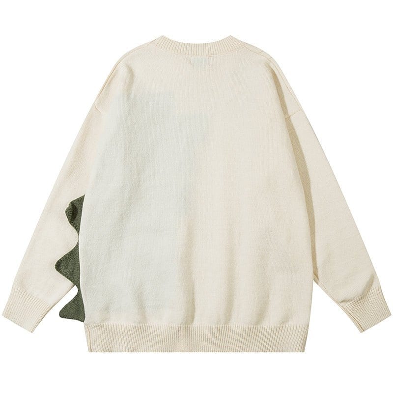 Sneakerhill® Cozy Dinosaur Chunky Knit Sweater Sneakerhill