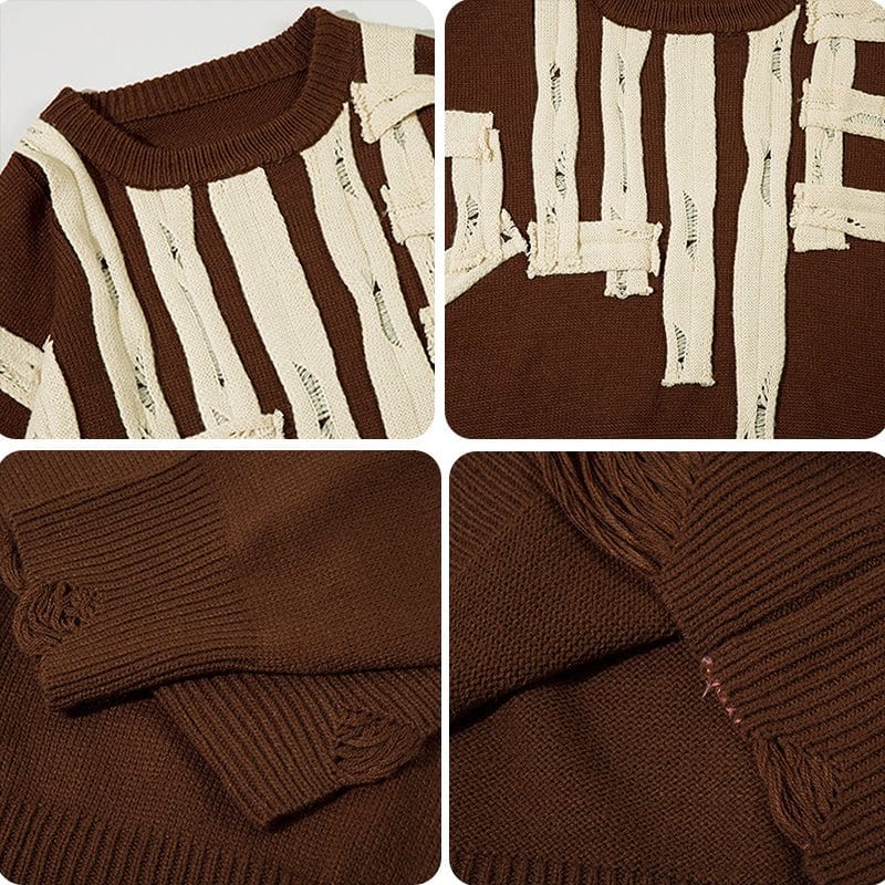 Sneakerhill® Retro Ripped Knit Sweater Patch - sneakerhillcom