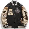 Sneakerhill Thicken Varsity Jacket Embroidery A Sneakerhill