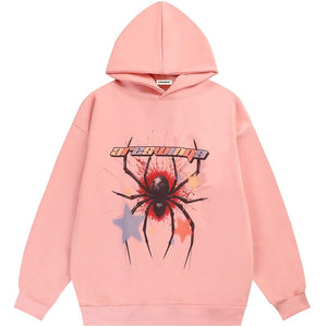 Sneakerhill® Street Spider Hoodie With Star - sneakerhillcom