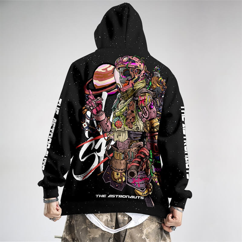 the astronauts streetwear hoodie, Mens Streetwear hoodie japanese streetwear hoodie - sneakerhillcom